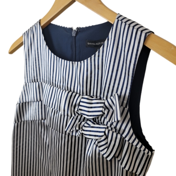 🆕️ Banana Republic Double Bow Shift Dress NWT - Picture 2 of 10